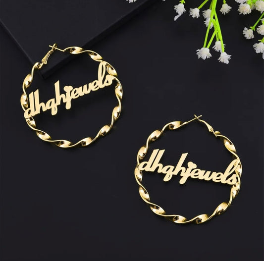 Custom Bamboo Earrings