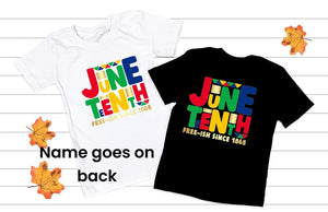 Juneteenth pride (jussayin tee)