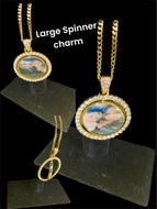 Large Spinner Charm