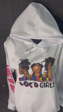 Load and play video in Gallery viewer, Loc&#39;d Up Girl Hoodie
